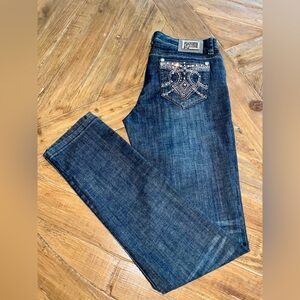 Grace in LA USA sparkly jeans with all the rhinestones - size 11 w/some stretch